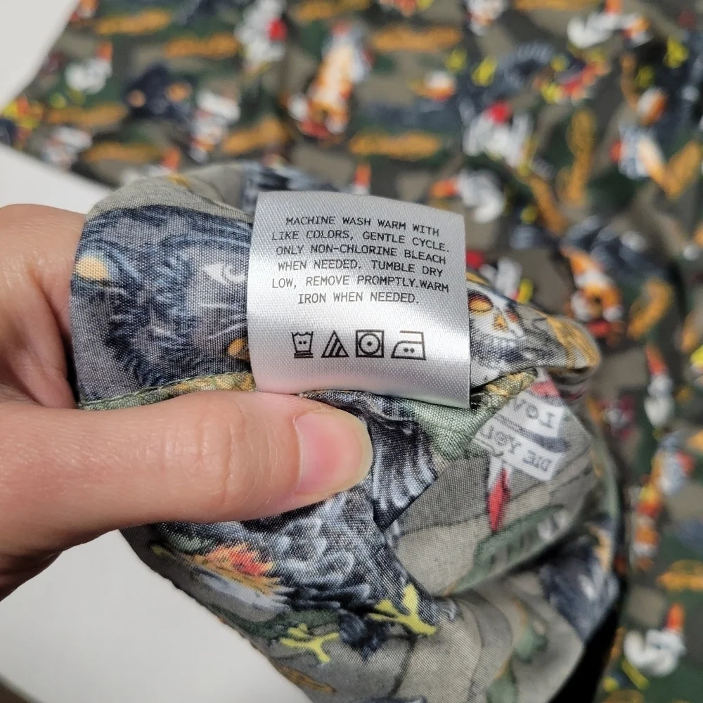 Vintage Y2K Ed Hardy Pillow Case Set Camo Skulls